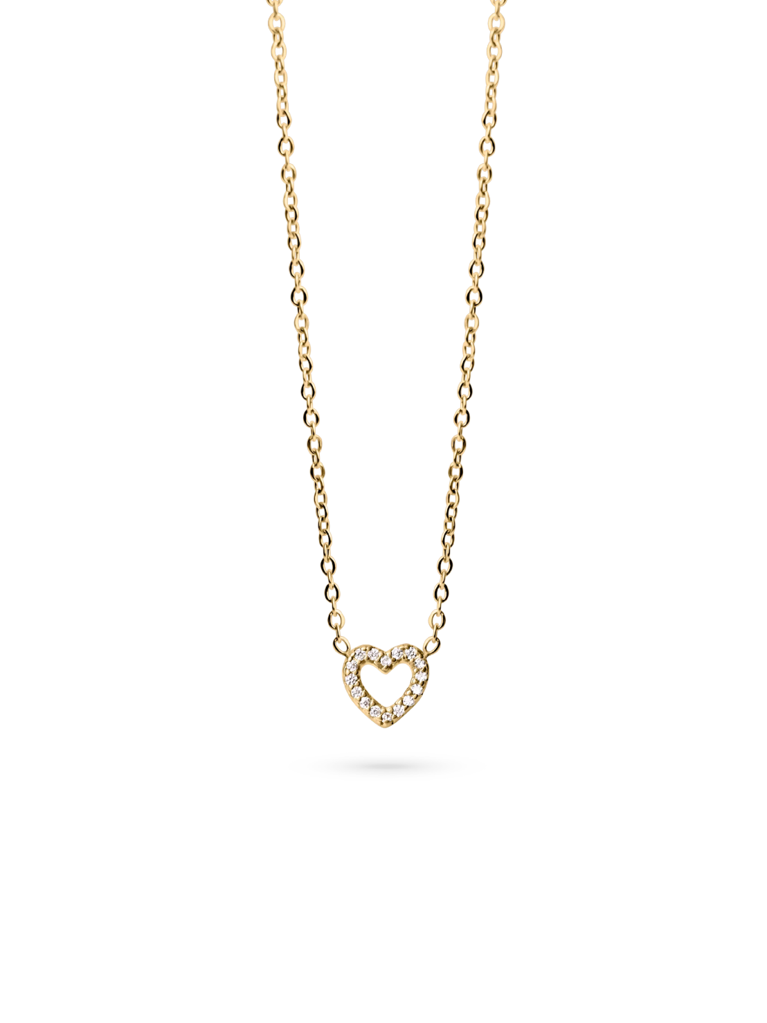 Zirconia Heart Necklace