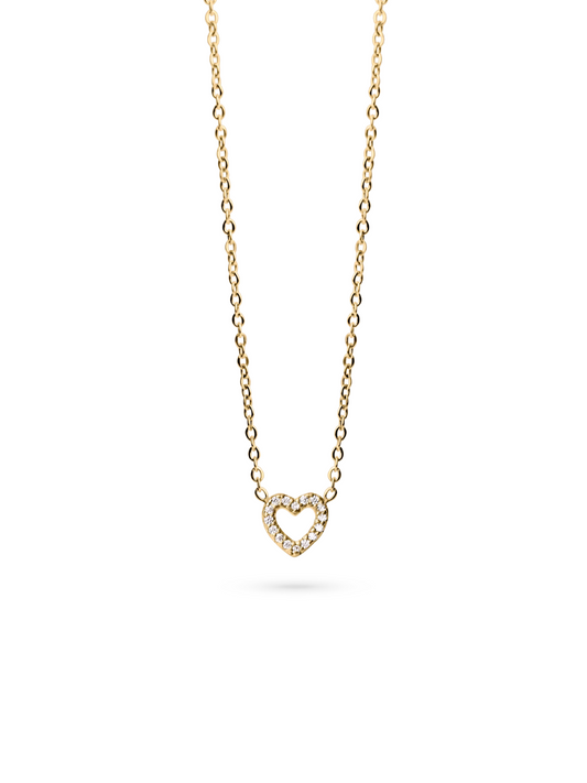 Zirconia Heart Necklace