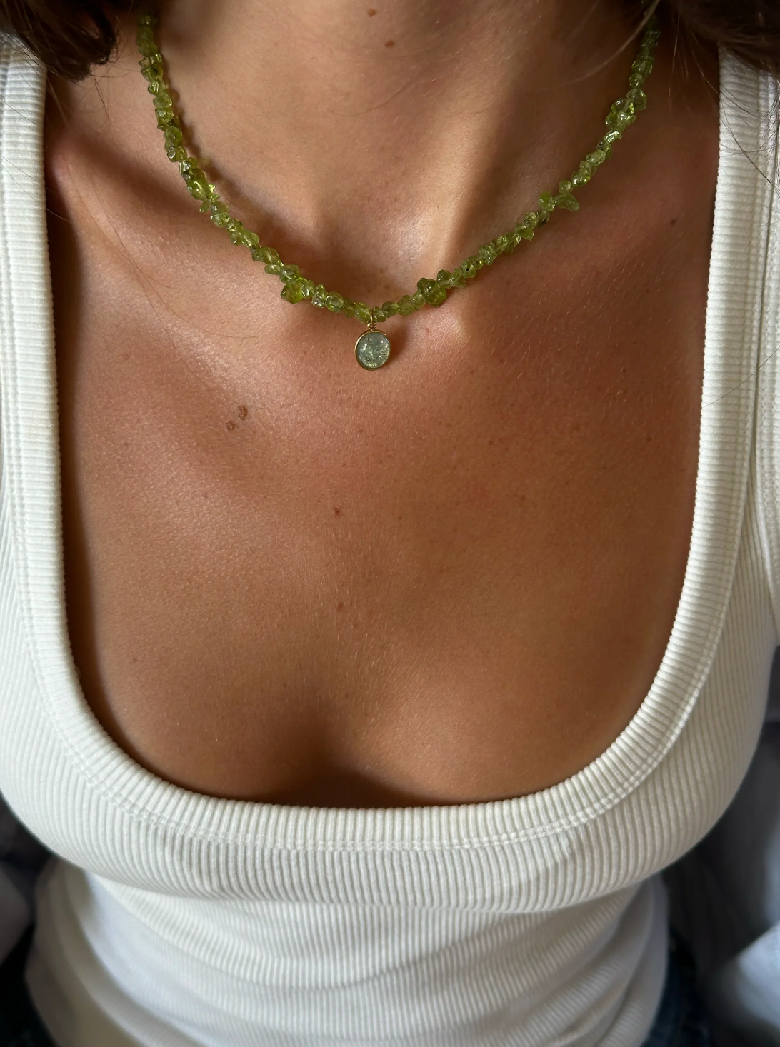 Green Stone Necklace