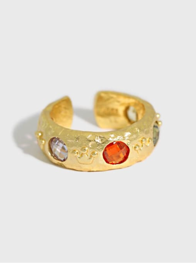 Mushroom Queen Ring Gold