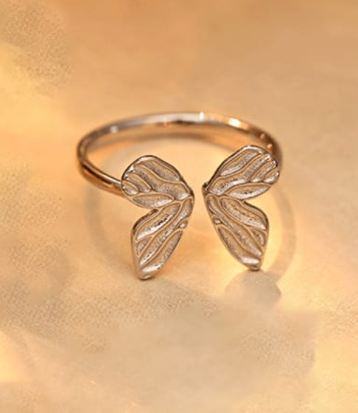 Adjustable Butterfly Ring