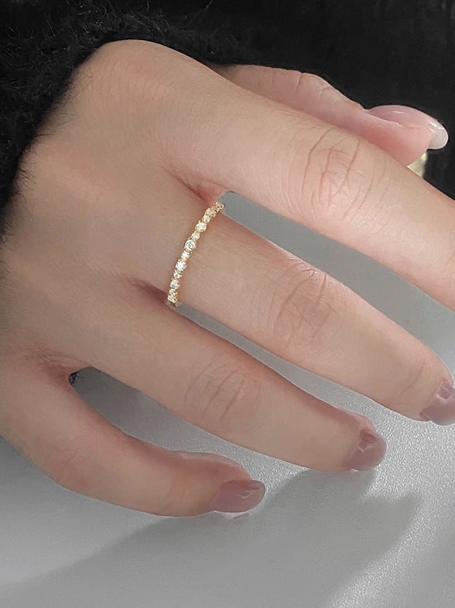 Thin Zirconia Band Ring