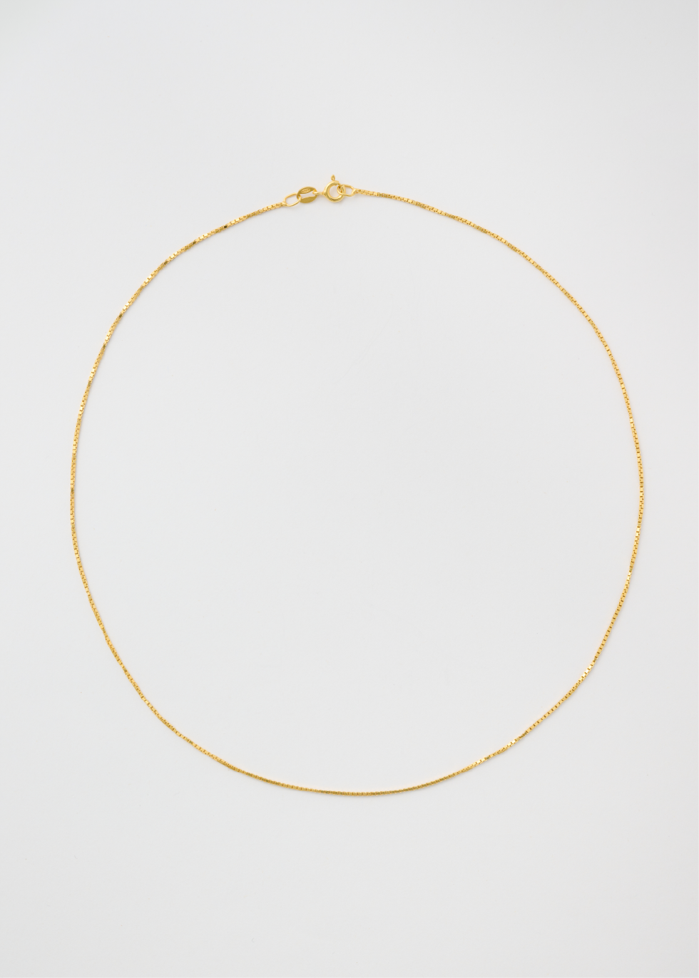  venezia gold plated necklace by sad 1mm