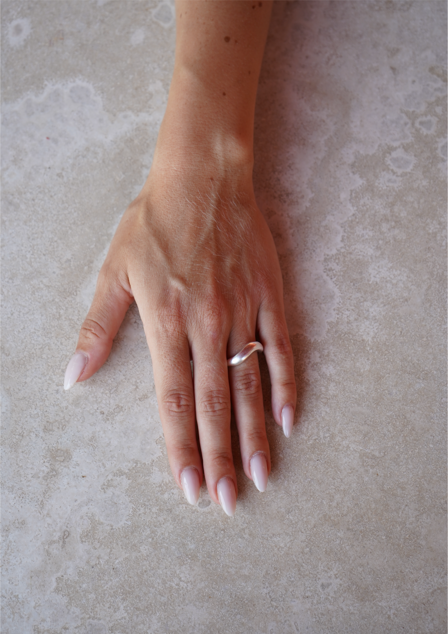 Brushed Adjustable Ring