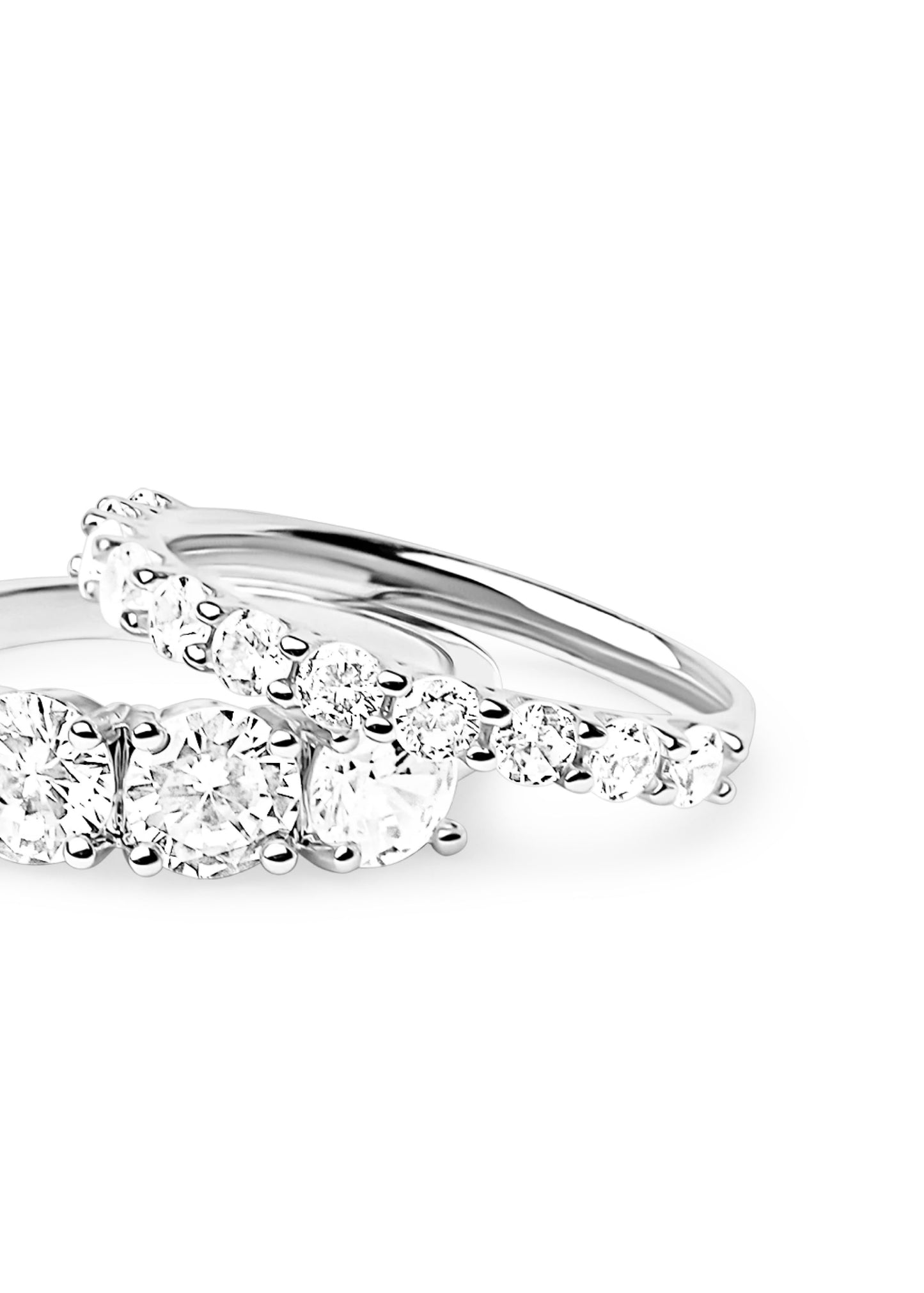 Amore Zirconia Ring Silver