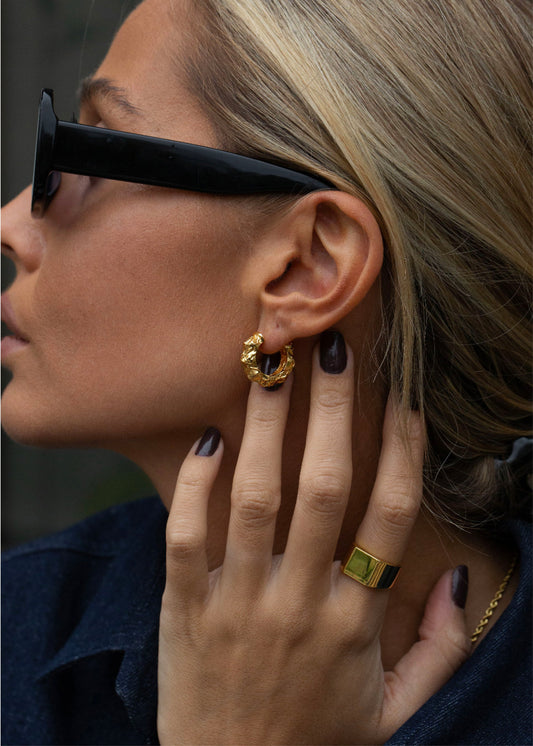 Hammered Hoops