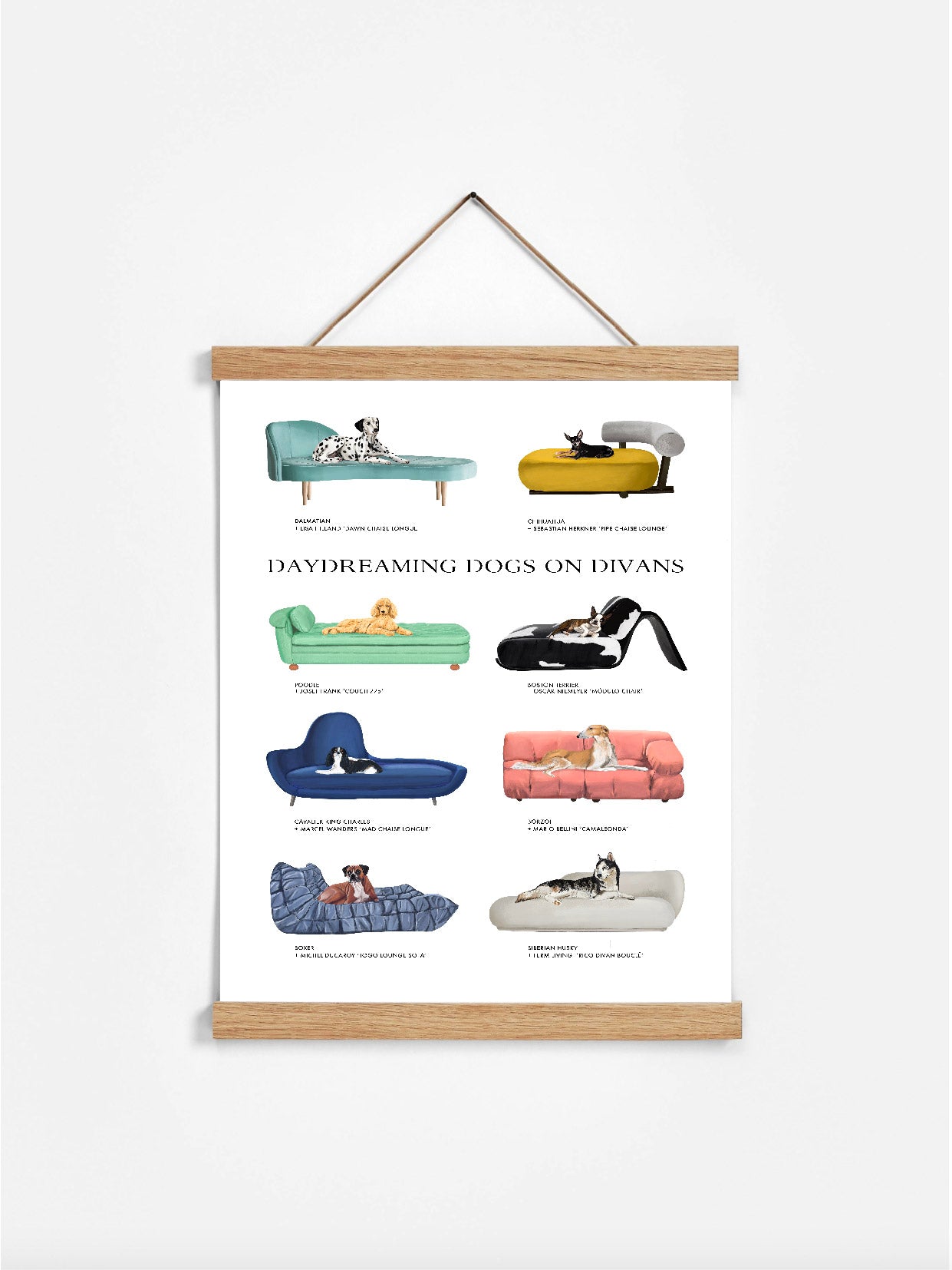 Oak Poster Hanger