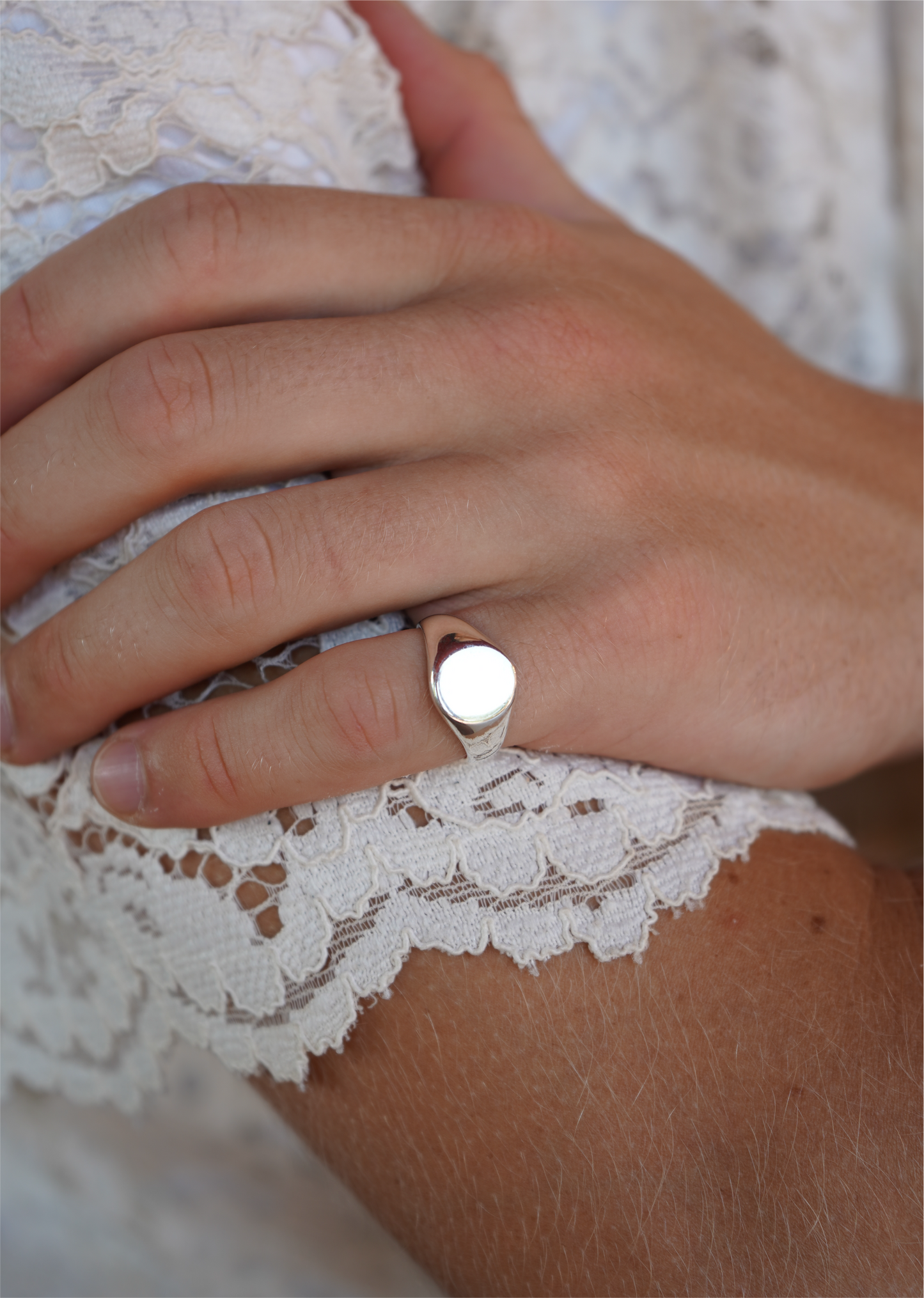 Round Signet Ring