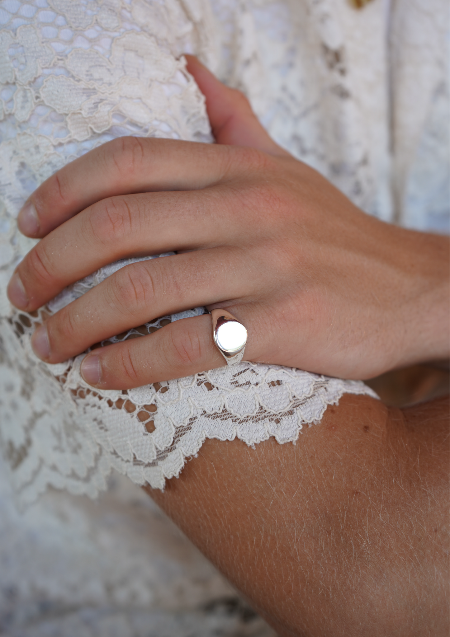 Round Signet Ring