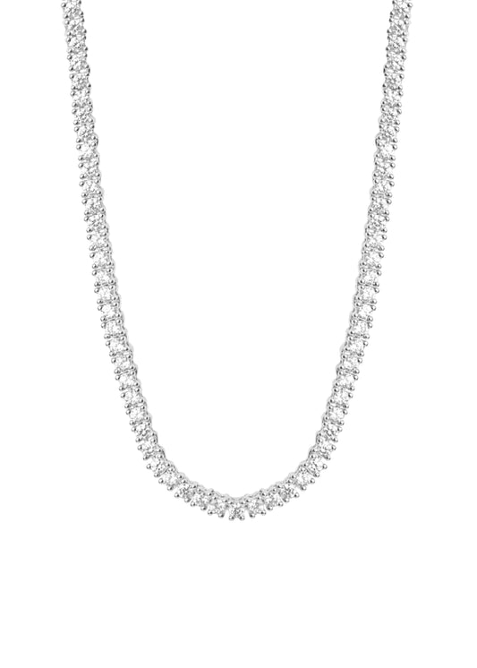 Tennis Necklace Silver