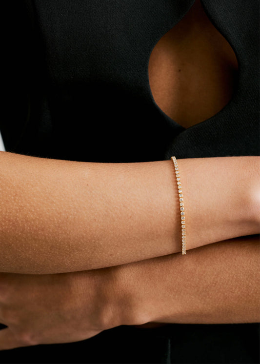 Thin Tennis Bracelet