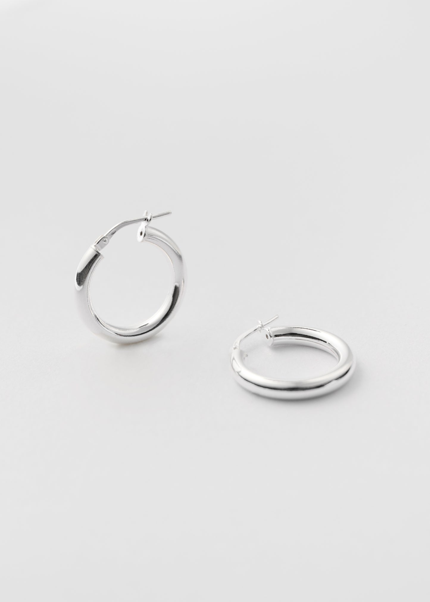 Isabelle Silver Hoops 15mm