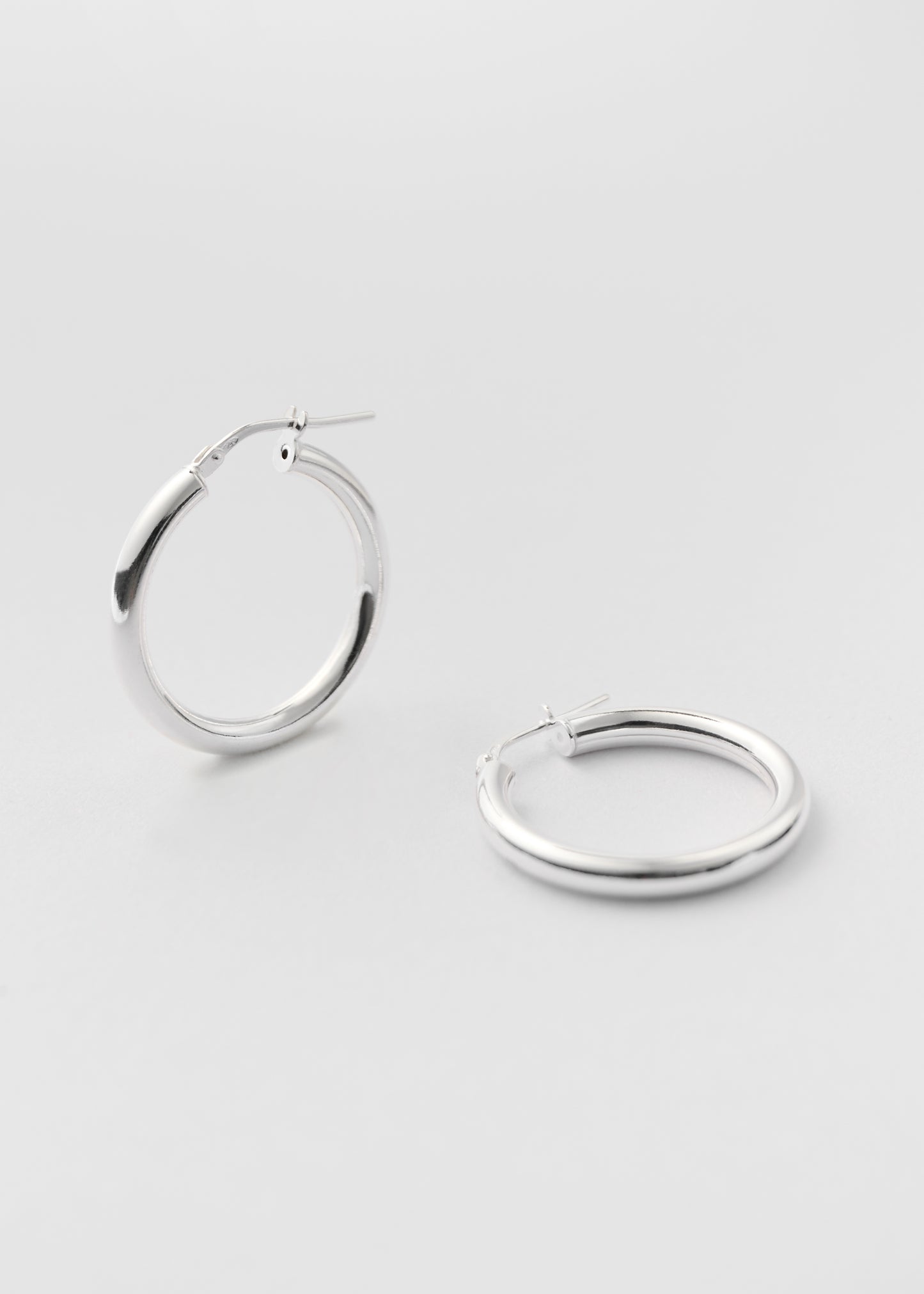 Isabelle Silver Hoops 20mm