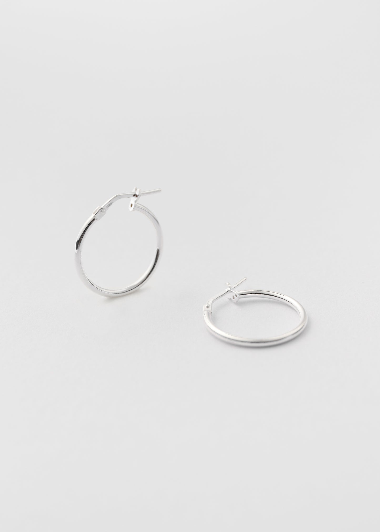 Ida Silver Hoops 15mm