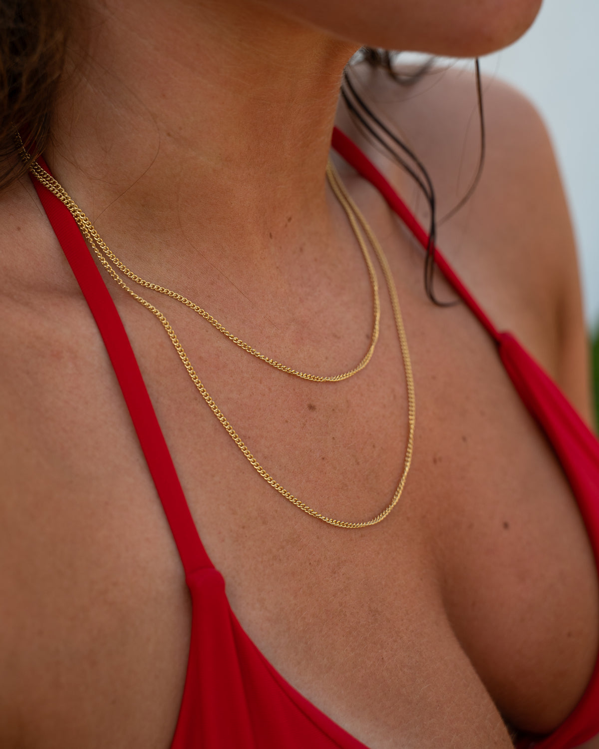 Pansar Necklace Gold 1mm