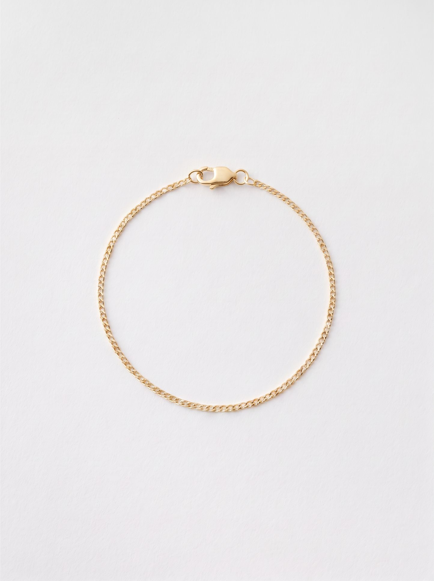 Pansar Bracelet 1mm Gold