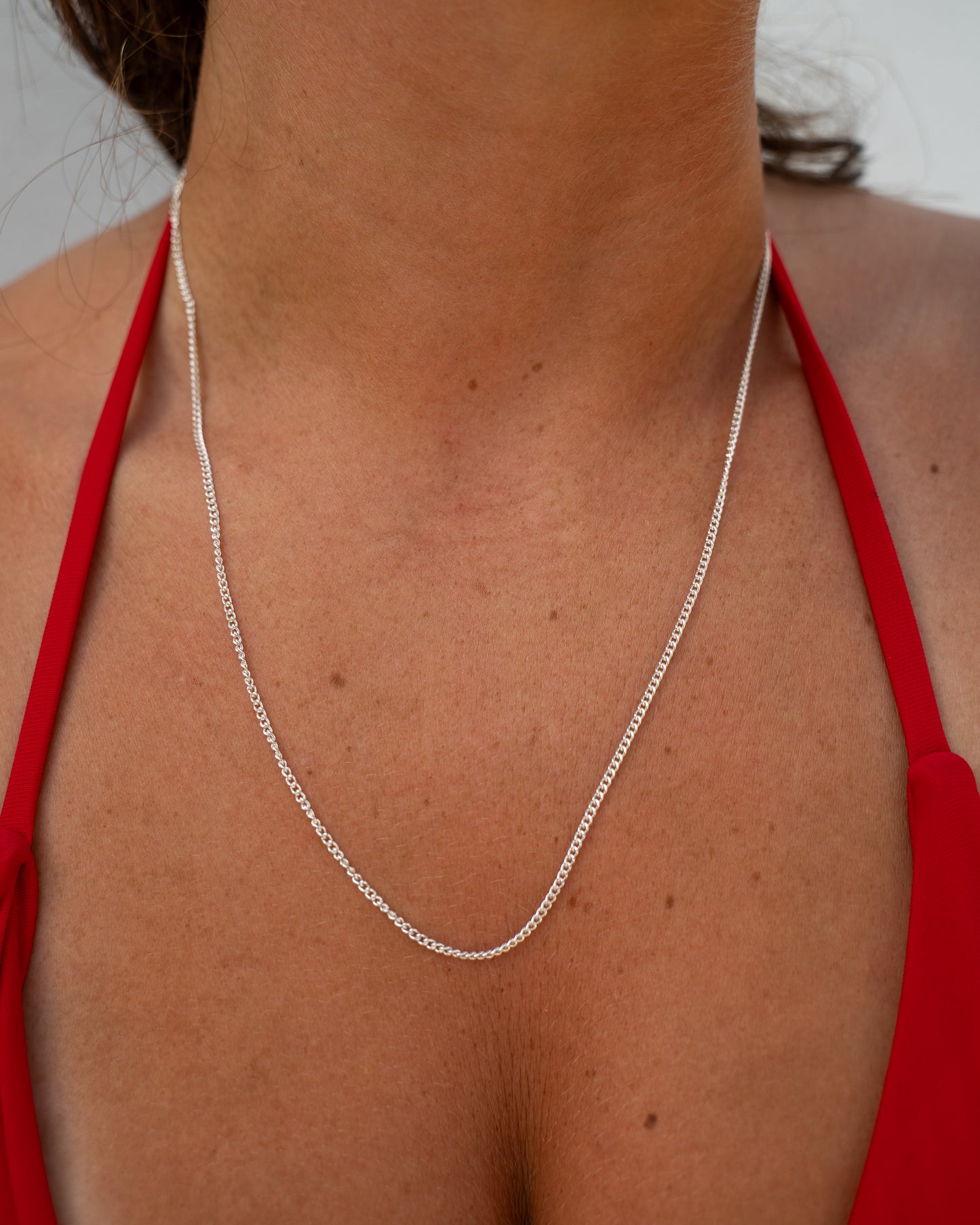 Pansar Necklace Silver 1mm