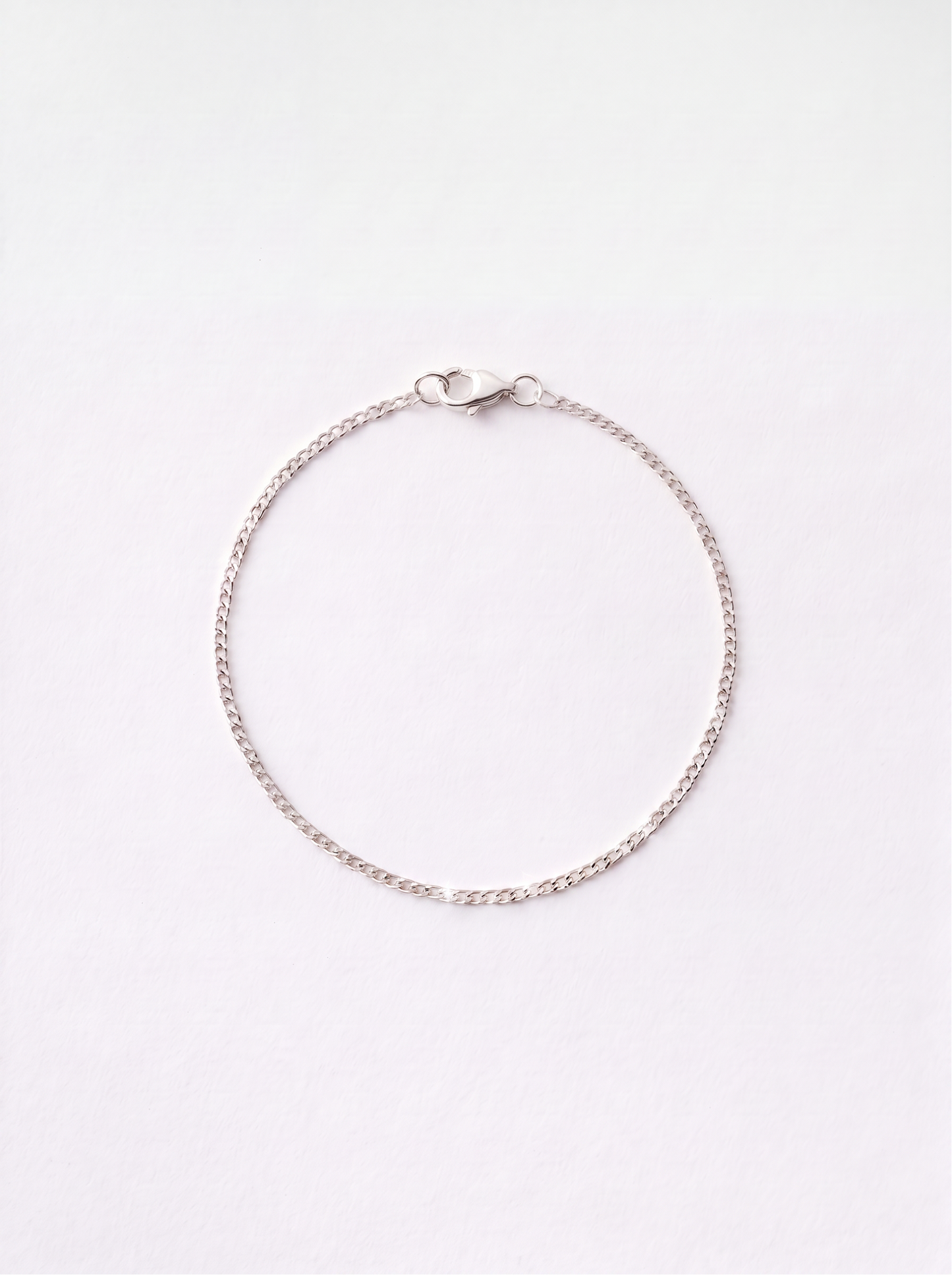 Pansar Bracelet 1mm Silver