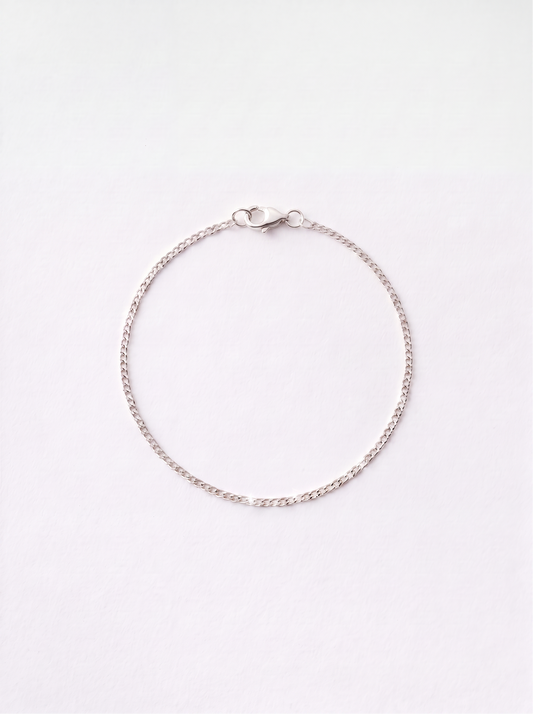 Pansar Bracelet 1mm Silver