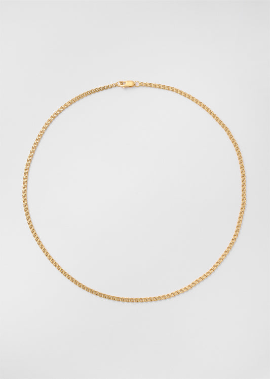 Thin Gold Bismarck Necklace