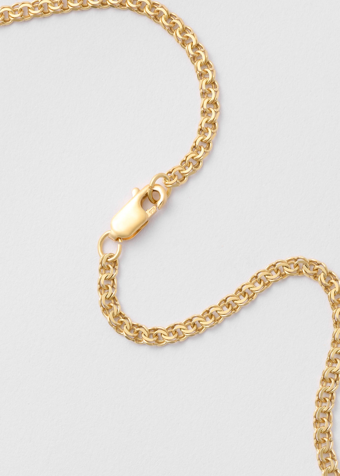 Thin Gold Bismarck Necklace