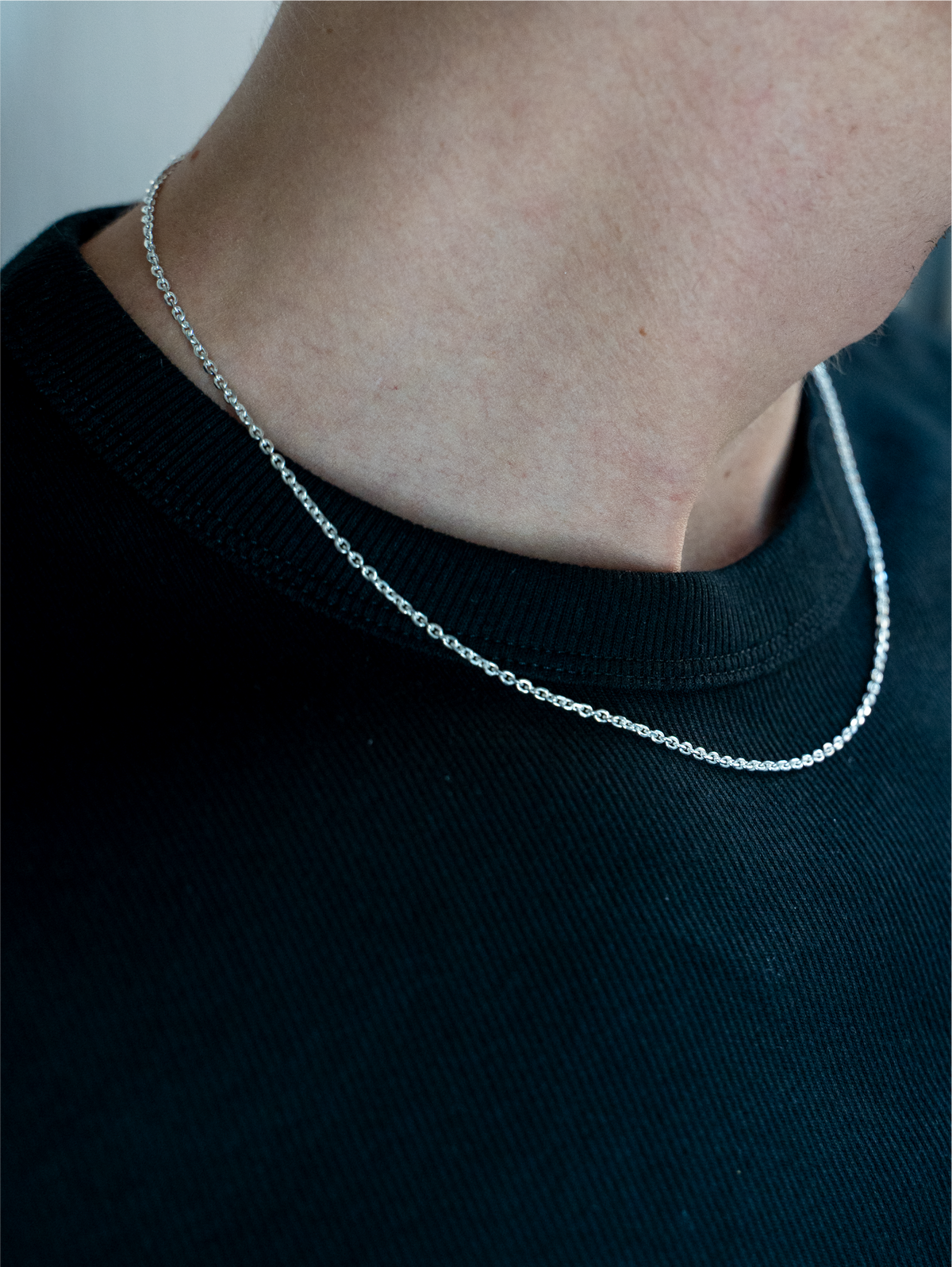 Anchor Necklace 1,5mm Silver