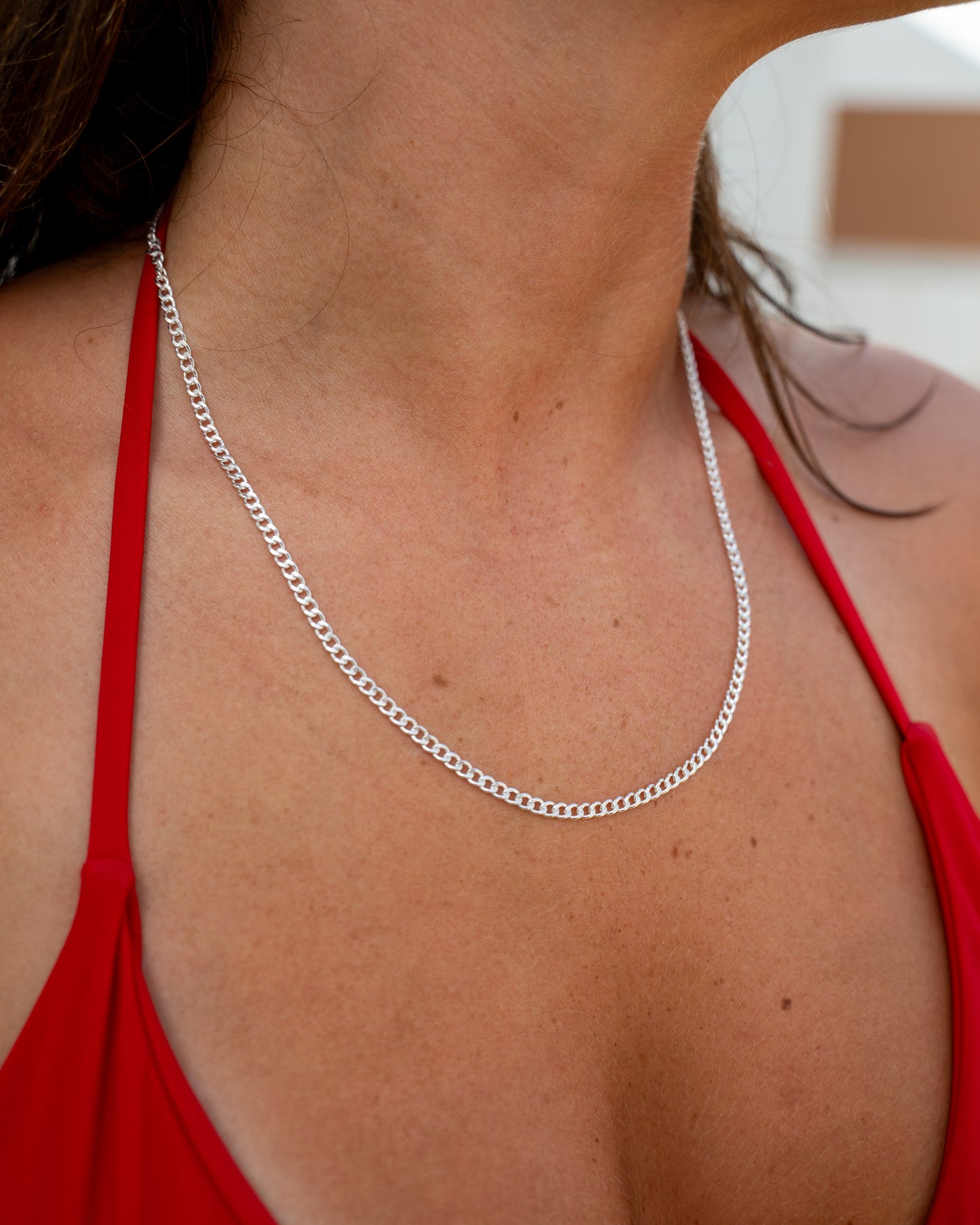 Pansar Necklace 2mm Silver