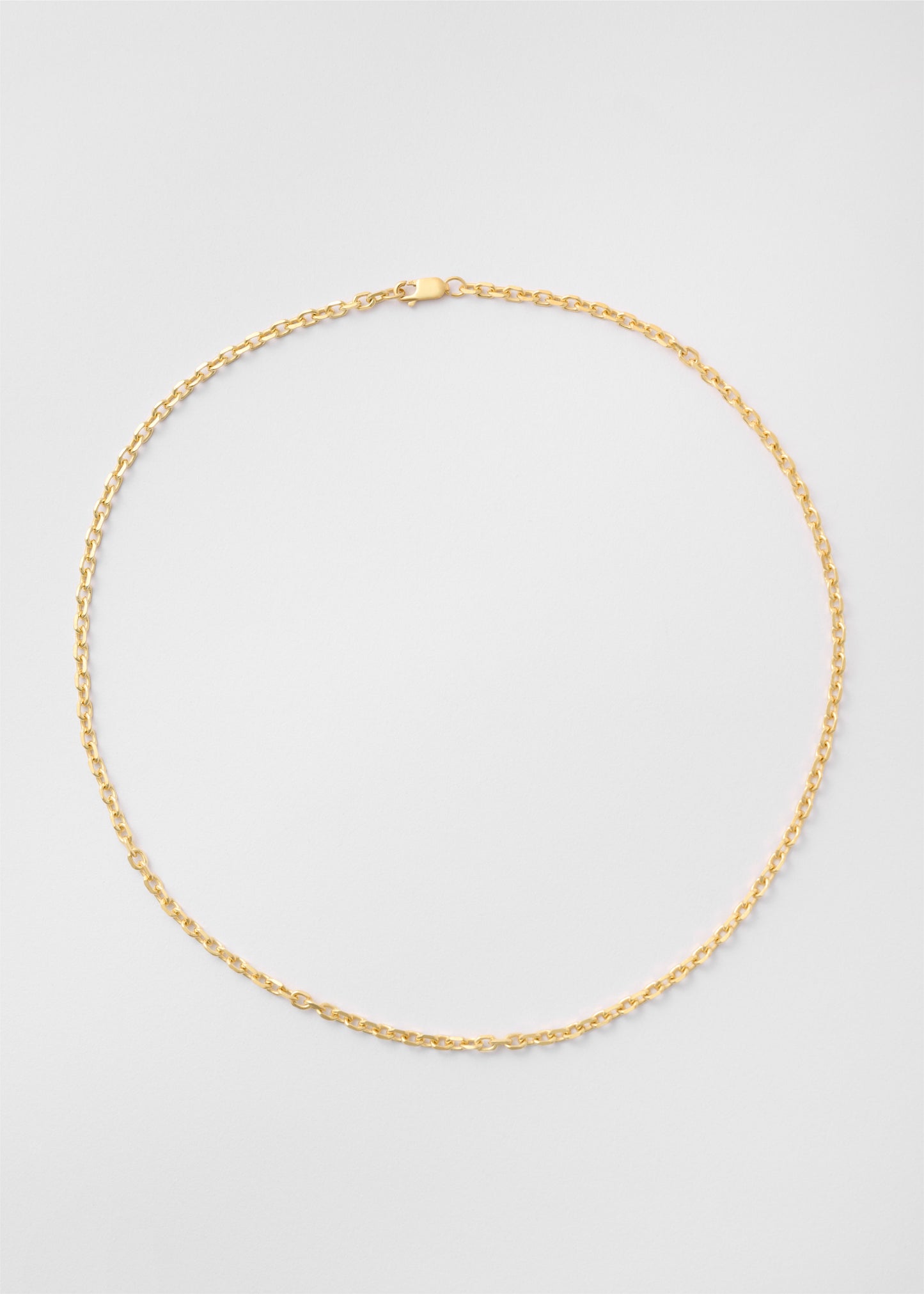 Thin gold Anchor necklace