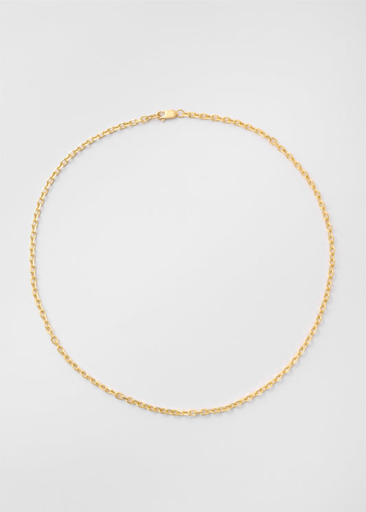 Thin gold Anchor necklace