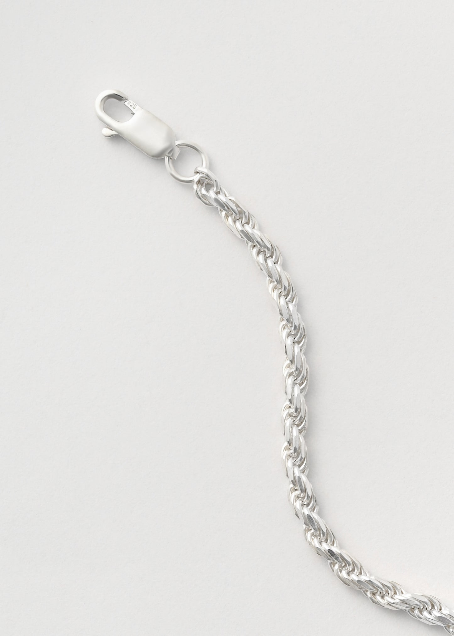 Silver Cordell Necklace 3mm