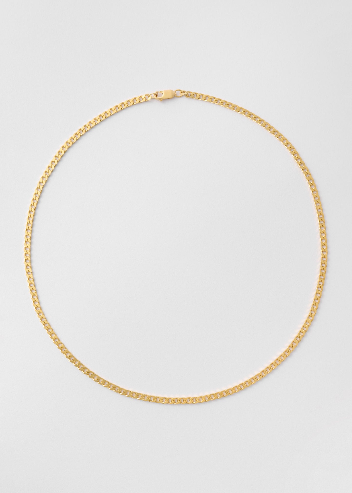 Gold Pansar Necklace 3mm