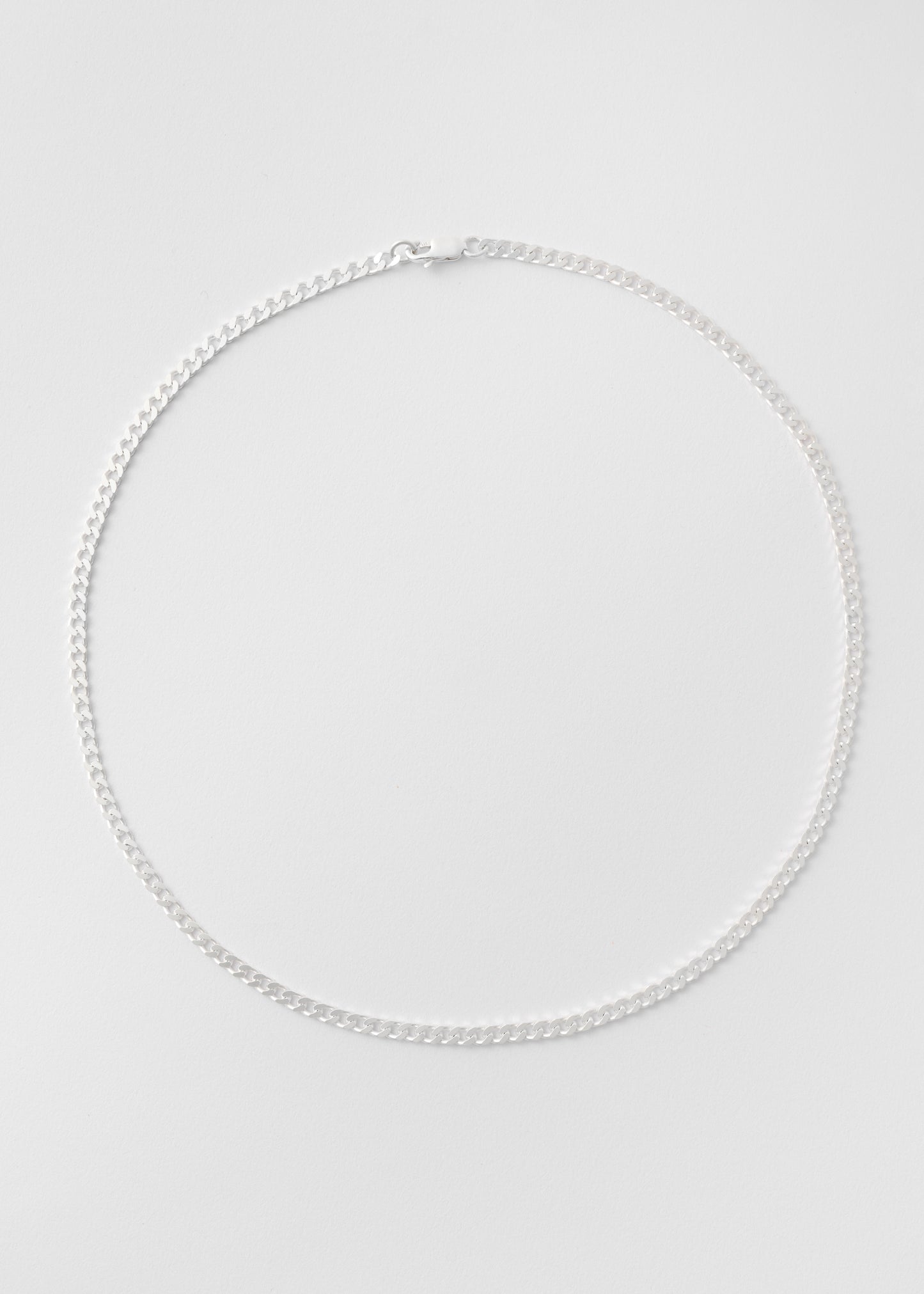 Silver Pansar Necklace 3mm