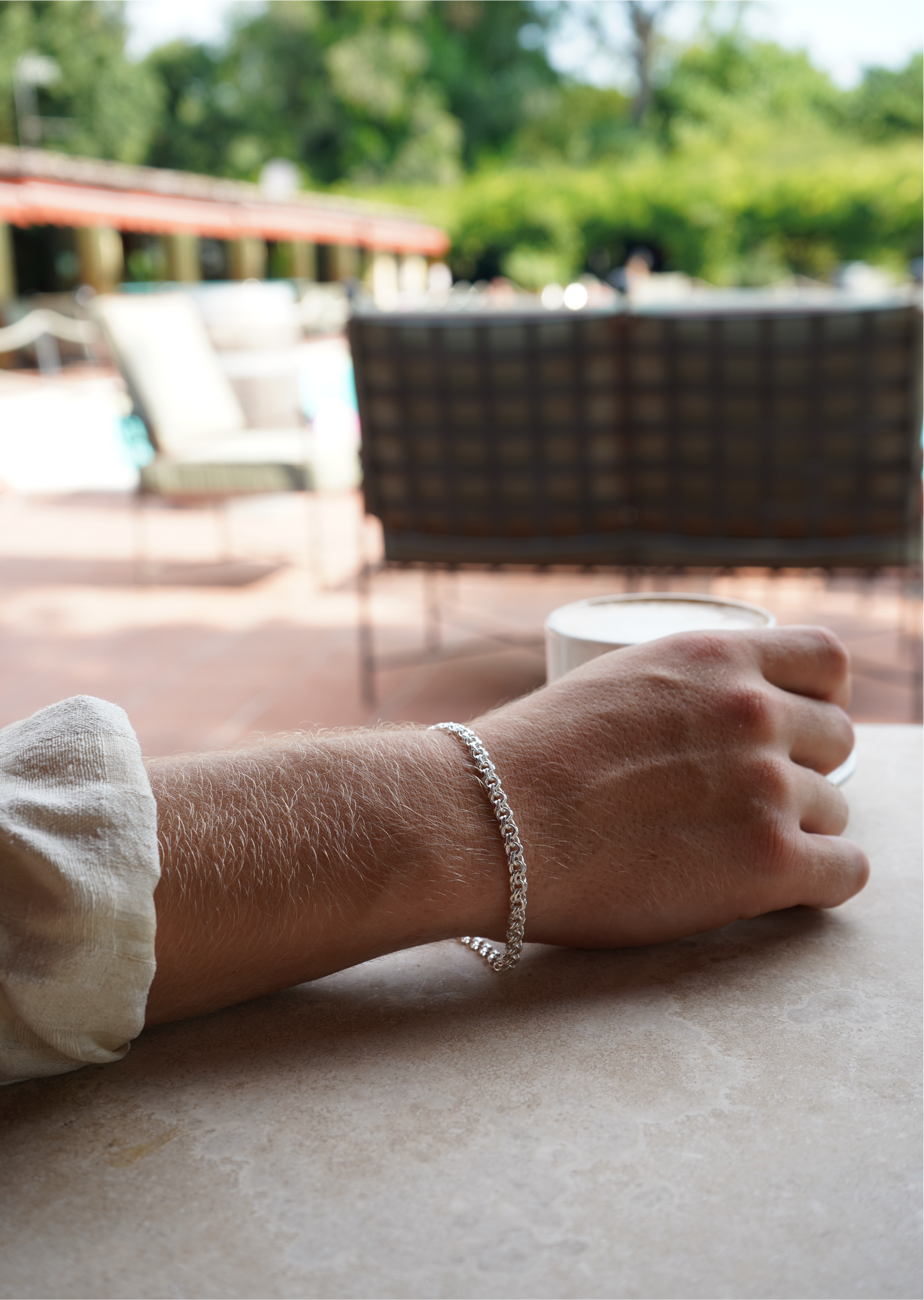 5mm Bismarck Bracelet Silver