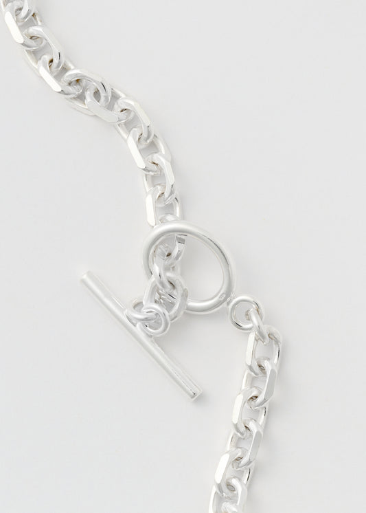 Silver Anchor Necklace Betsel 6mm