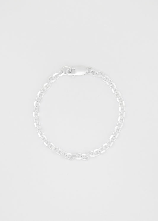Silver Anchor Bracelet 5mm