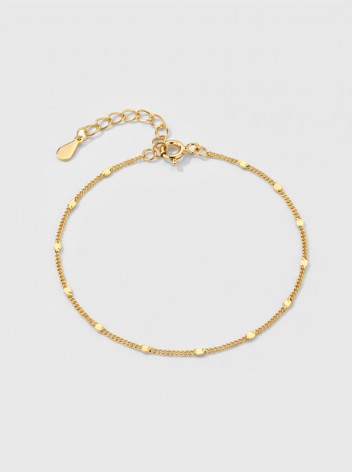 Beaded Box Chain Bracelet