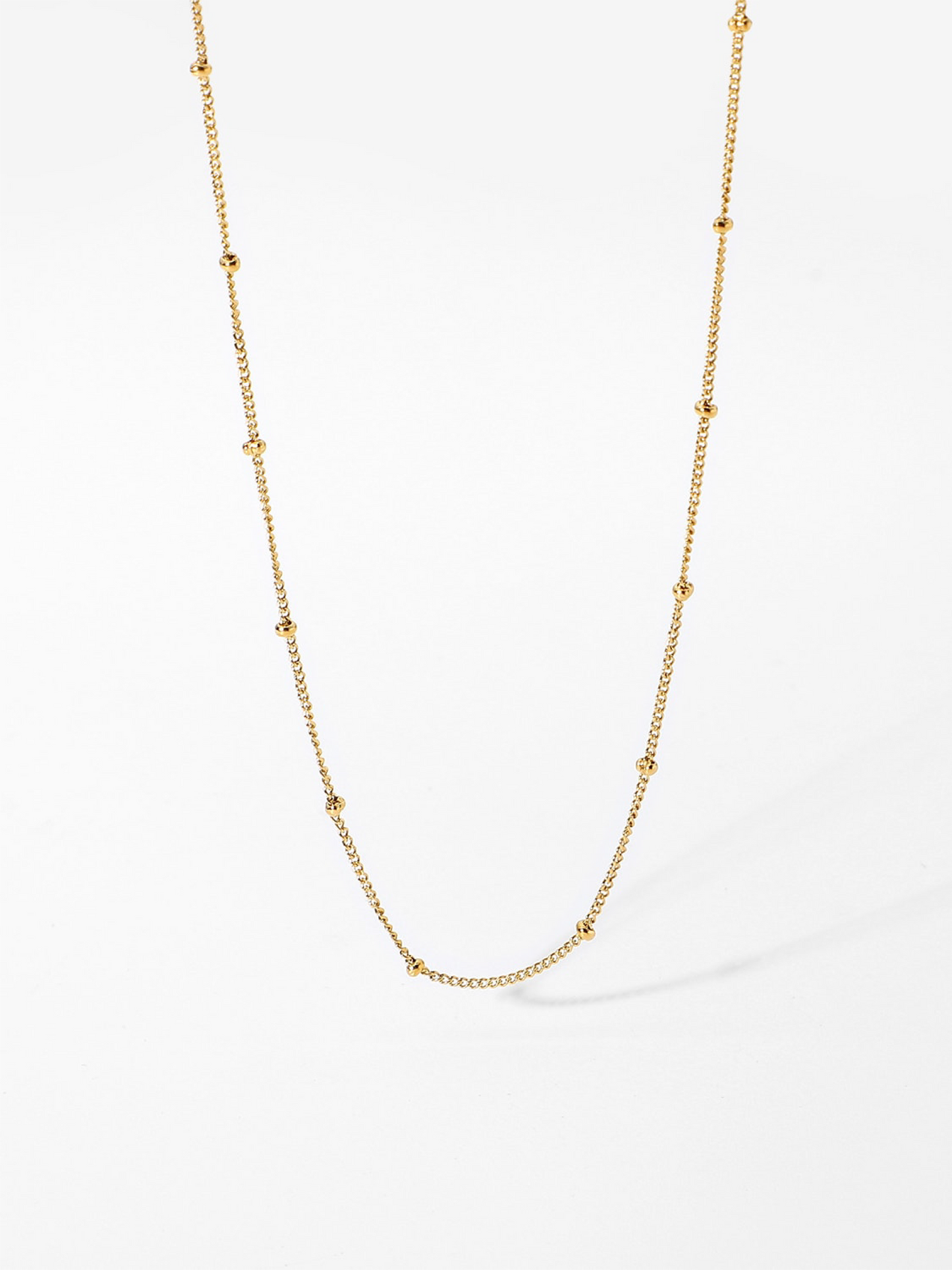 Beaded Thin Necklace