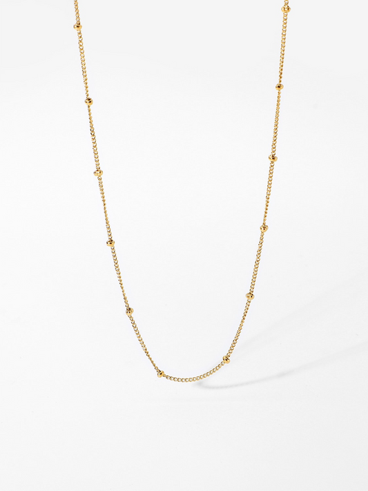 Beaded Thin Necklace