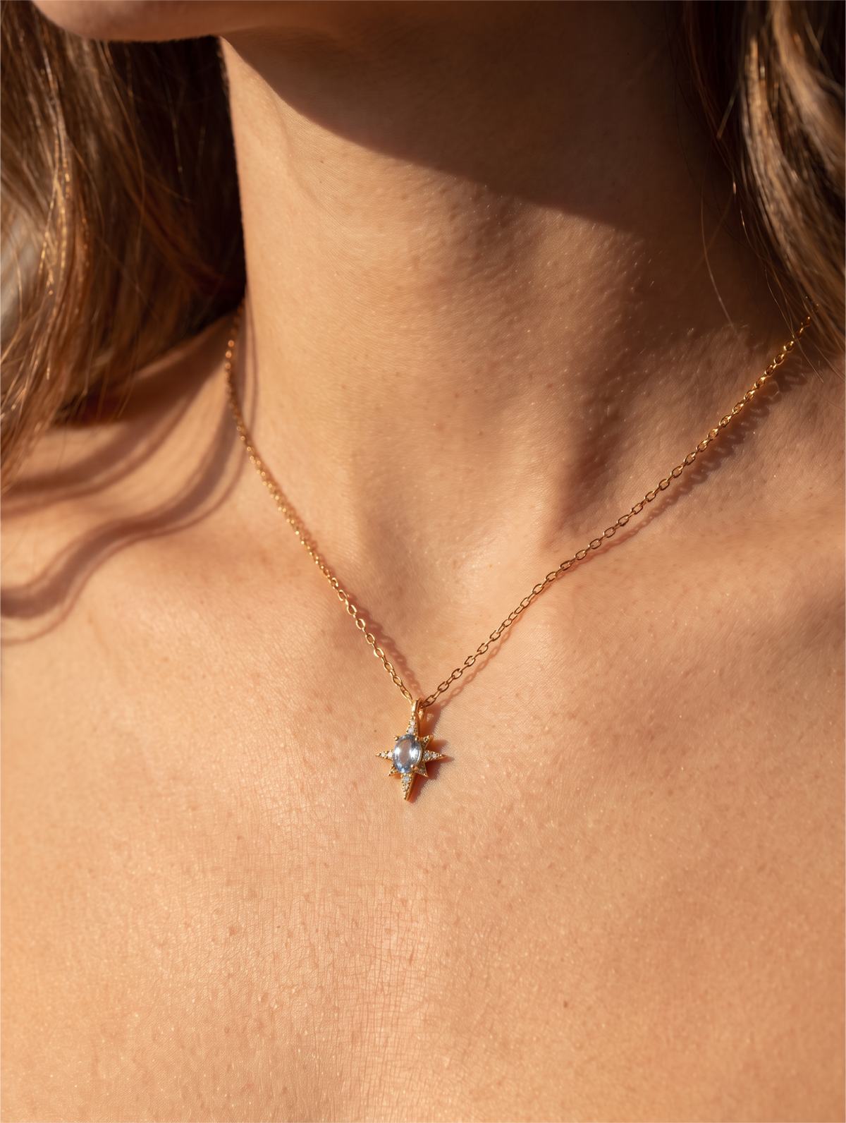 Blue Star Necklace