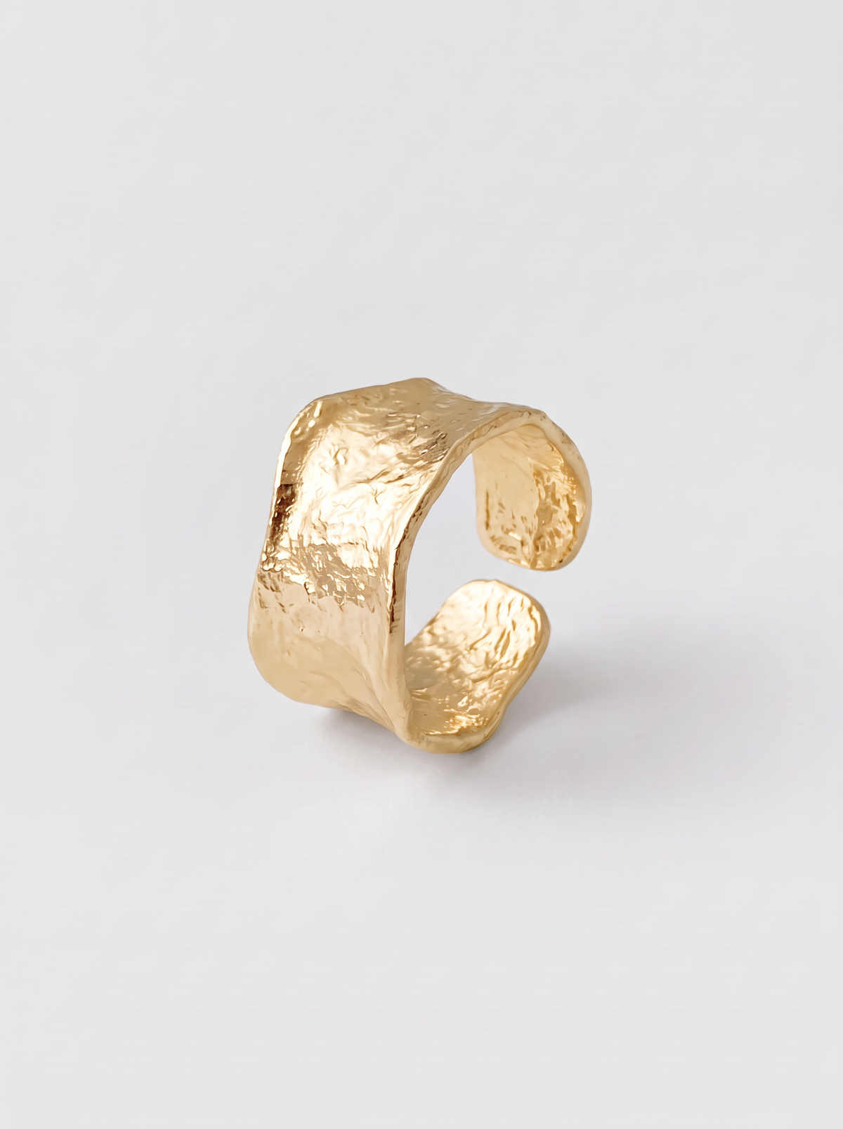 Textured Band Ring Silver