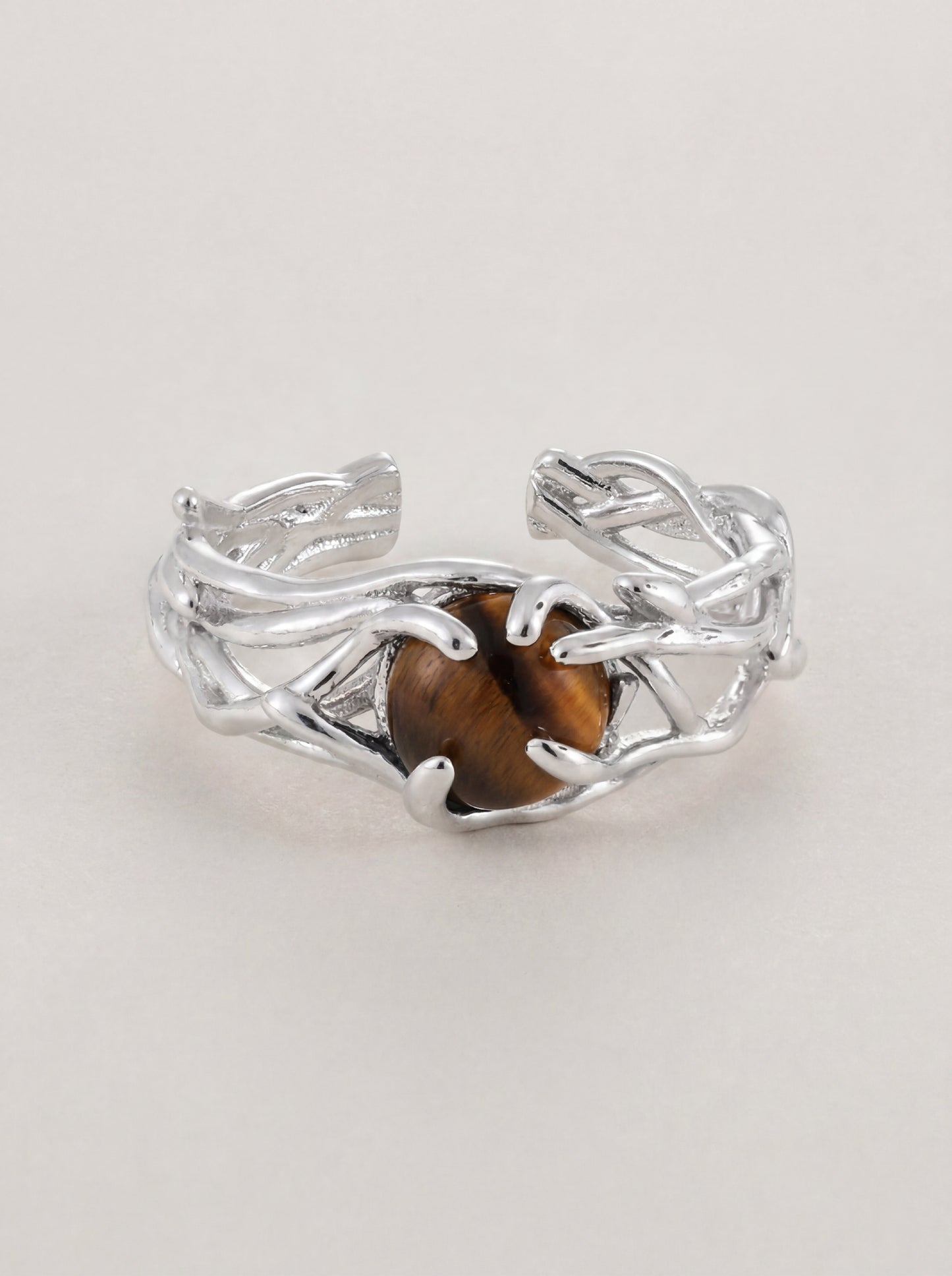 Adjustable Stone Ring