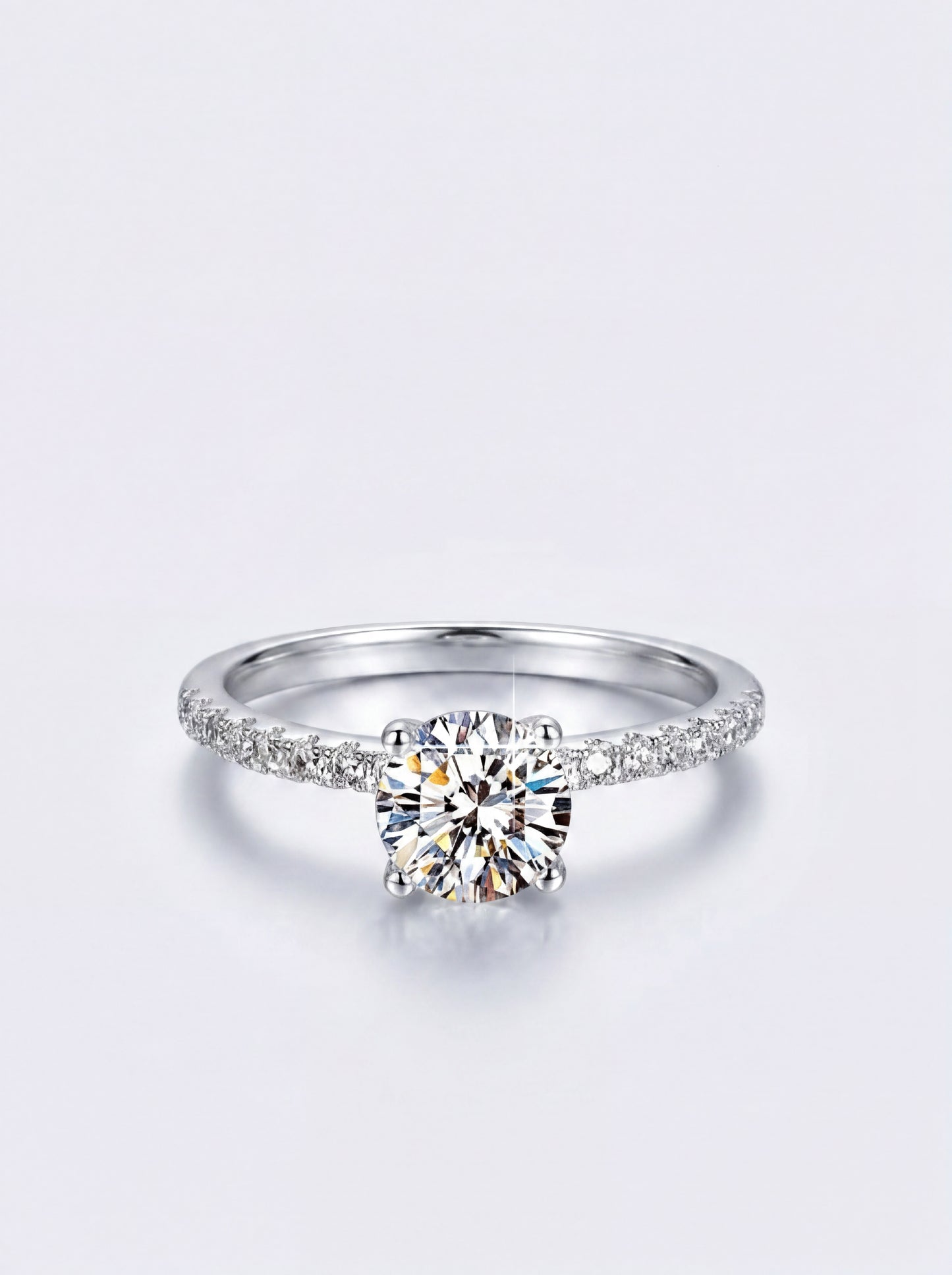 Chunky Mossanite Ring