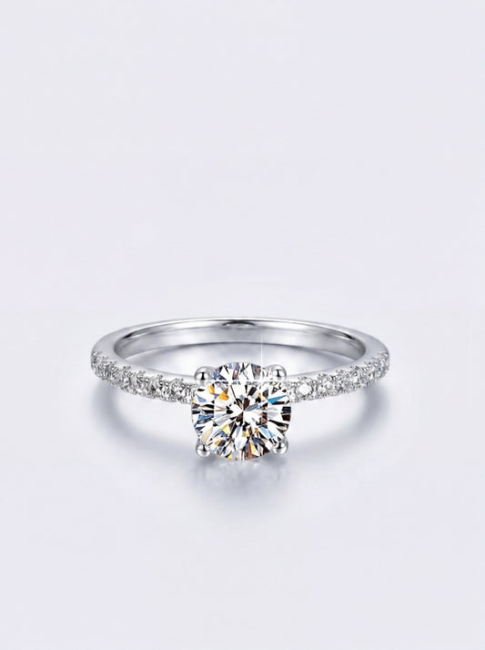 Chunky Mossanite Ring