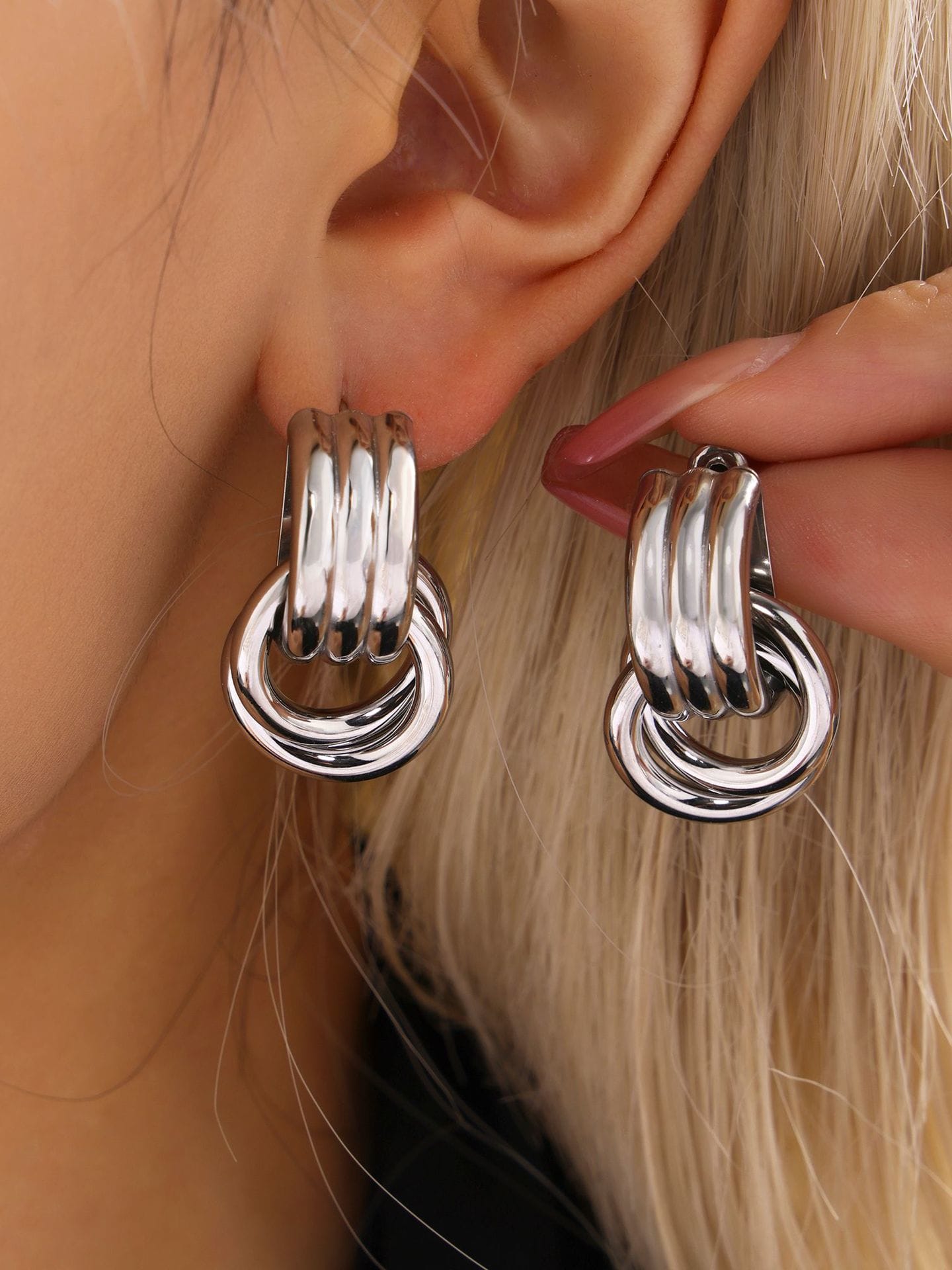 Chunky Knot Earrings