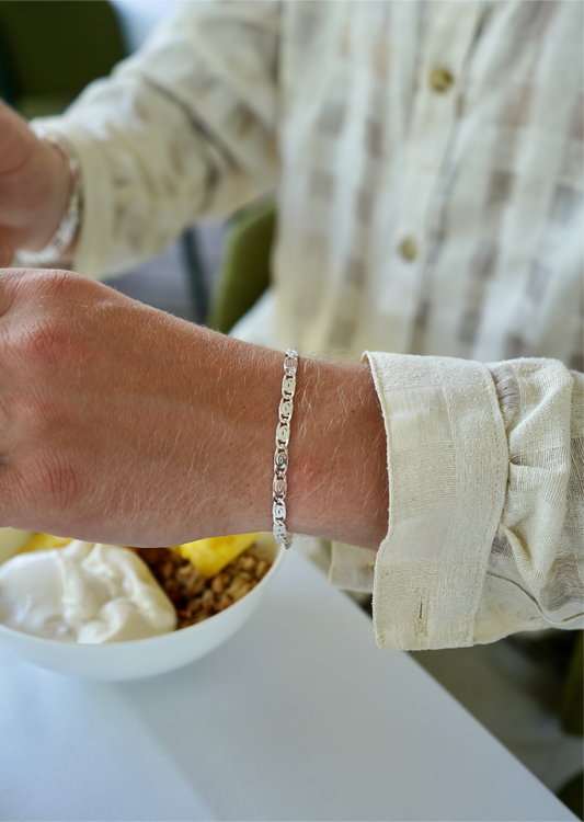 Silver Cinnamon Bracelet Bracelet