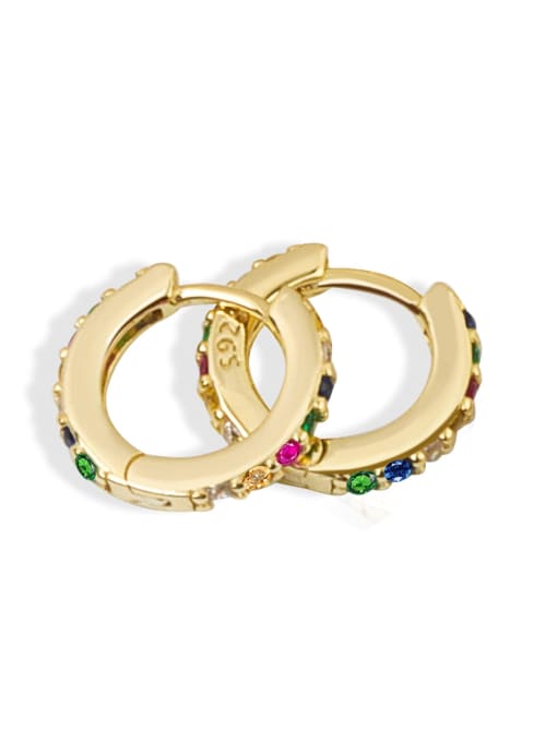 Colored Zirconia Hoops