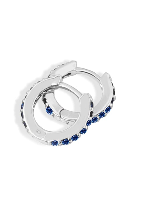 Colored Zirconia Hoops