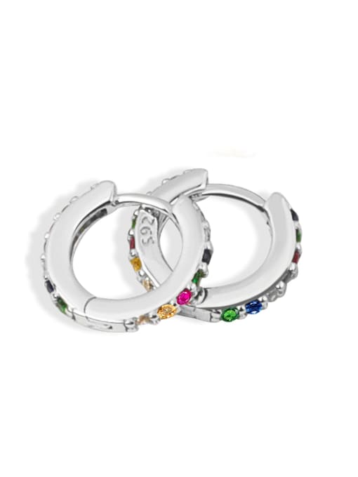 Colored Zirconia Hoops