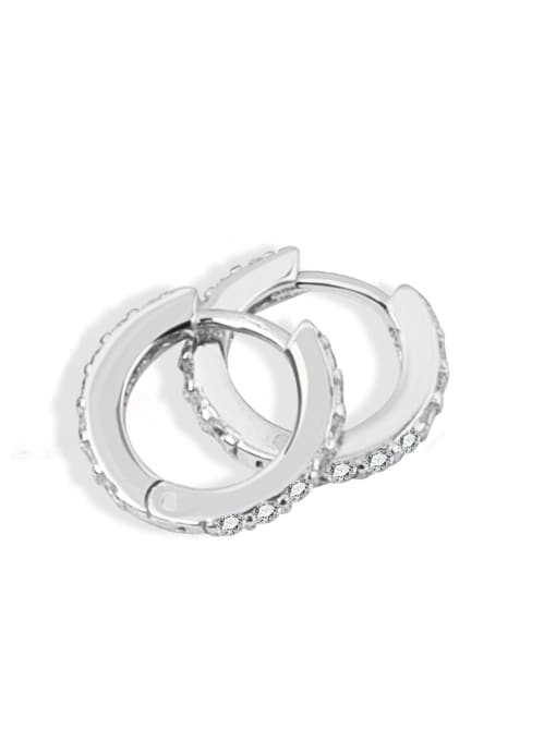 Colored Zirconia Hoops
