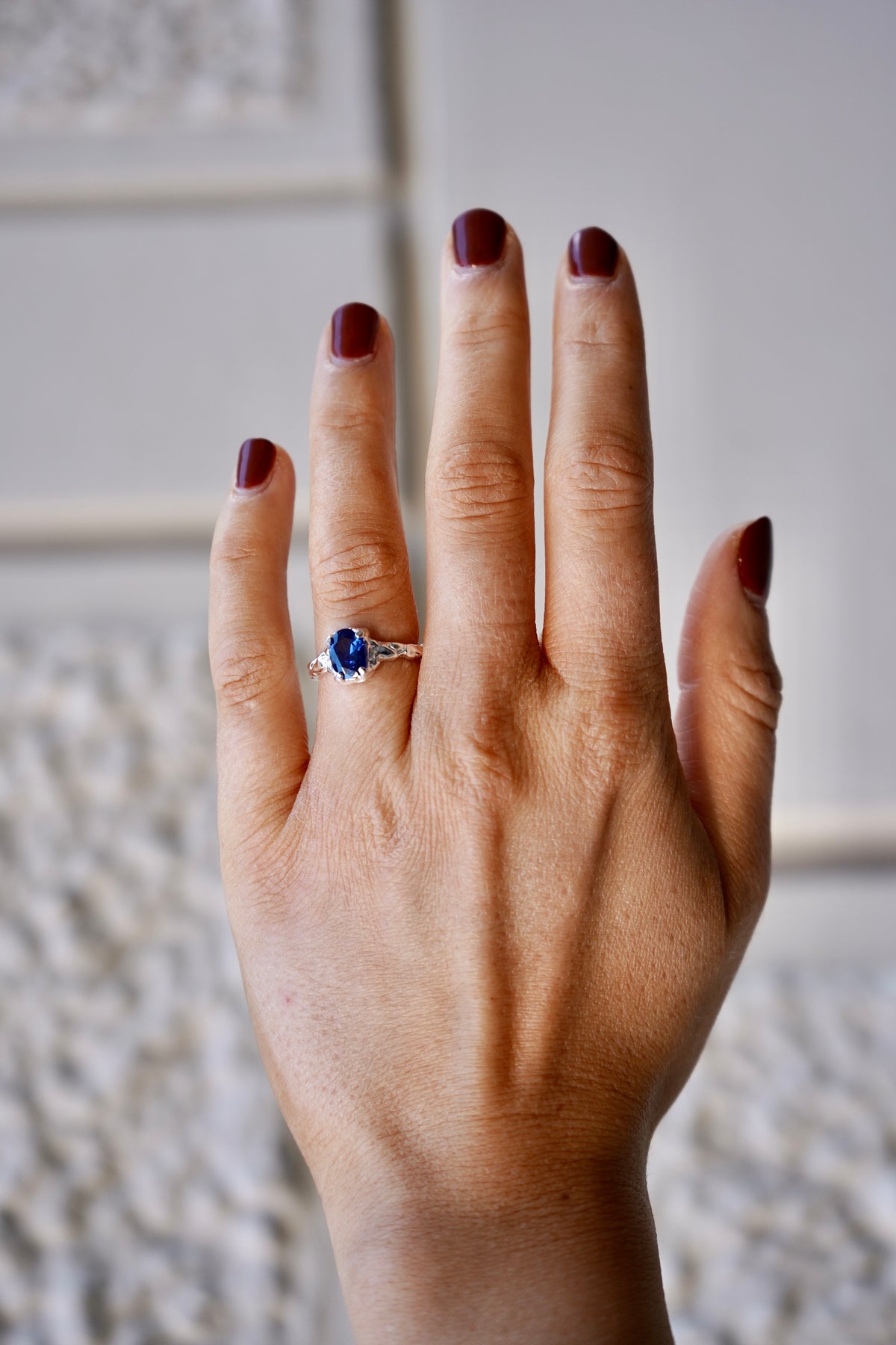 Blue Claw Ring